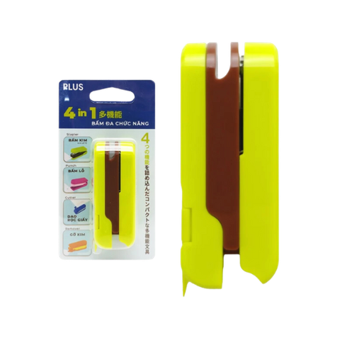 Bấm Plus đa chức năng 4in1 210-V013 màu xanh lá - HV