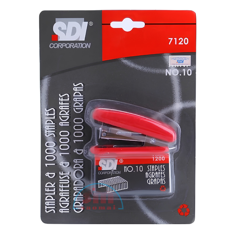 Bấm kim/Dập ghim 10 mini kèm kim chính hãng SDI 7120-CL