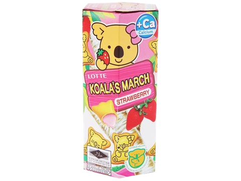 Bánh gấu Lotte Koal March hương dâu 37g-GL