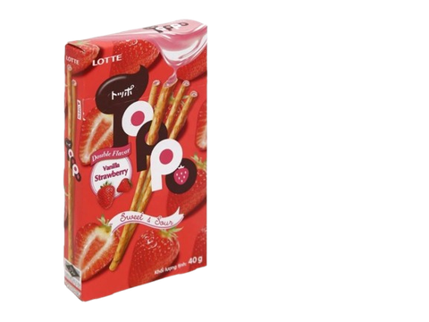 Bánh que Lotte Toppo nhân hương dâu 40g-GL
