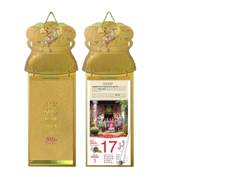 Lịch bloc VNDL (23X47) 2026-AH