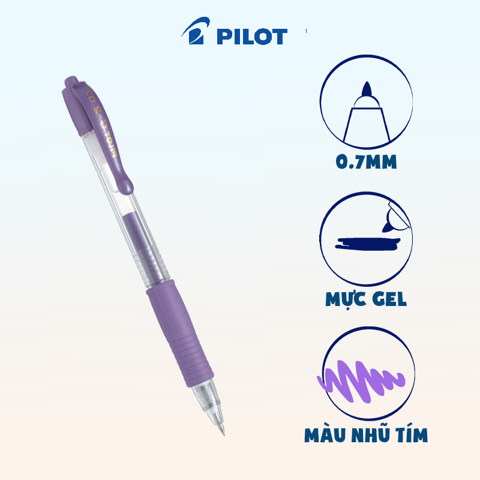 Bút nhũ Pilot BL-G2-7 Tím-BT