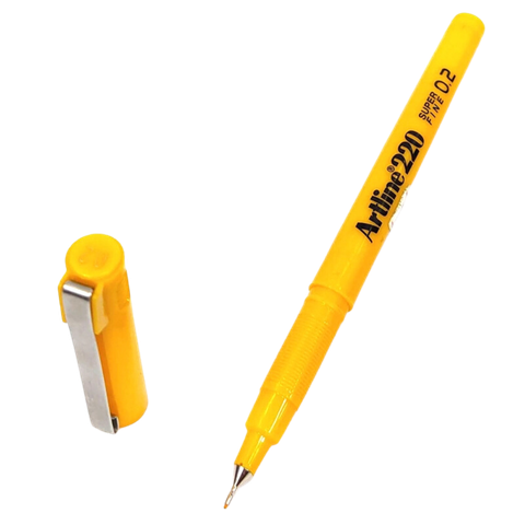 Bút LK Artline EK220 0.2mm vàng-PM