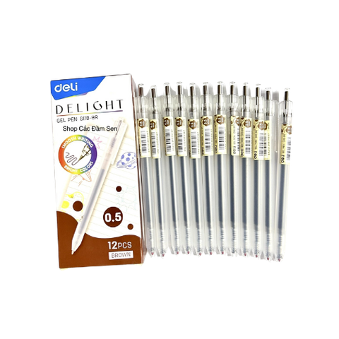 Bút nước Deli G118-BR nâu-LA