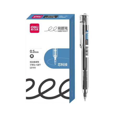 Bút nước Deli SF999 đen-LA