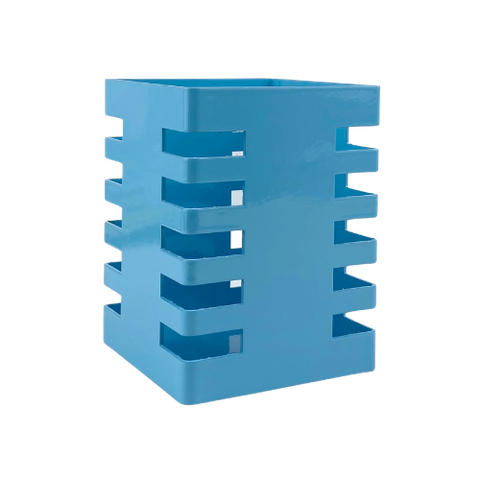 Cắm bút kim loại Enter KB102 75x100mm vuông xanh biển-SM