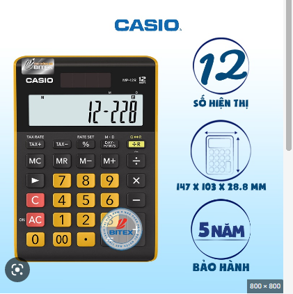 Máy tính Casio MP-12R-BT