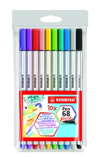 Bút lông Stabilo 10 màu PN6810-TA