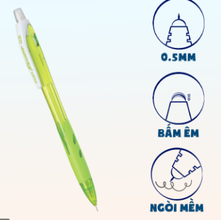 Chì bấm Pilot 0.5 Rexgrip x.lá-BT