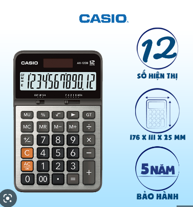 Máy tính Casio AX-120B-BT