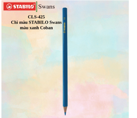 Chì màu Stabilo CLS425 xanh coban-TA