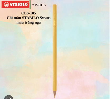 Chì màu Stabilo CLS105 trắng ngà-TA