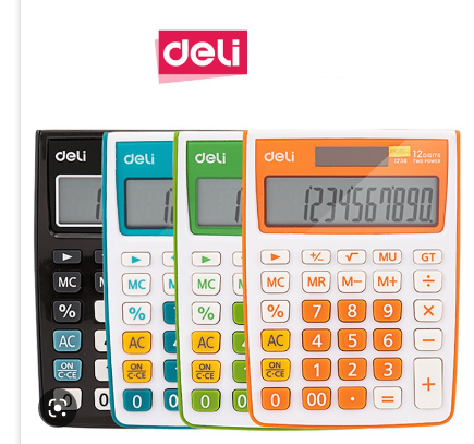 Máy tính Deli 1238-LA