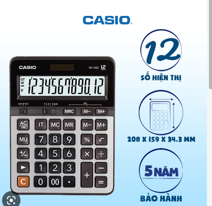 Máy tính Casio GX-120B-BT