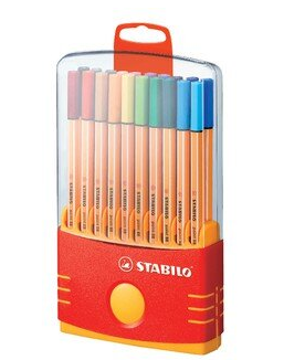 Bút lông Stabilo 20 màu PT8820-TA