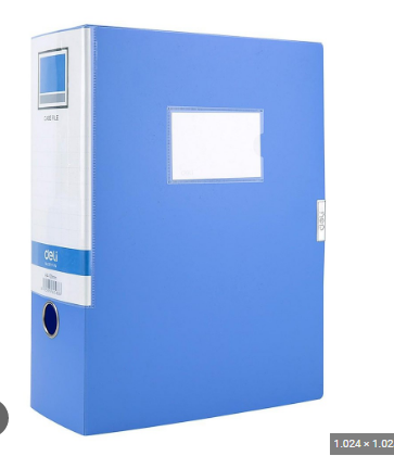 File hộp nhựa 10cm Deli 38117-VN-LA