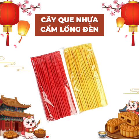 Cây que nhựa cầm lồng đèn-TL