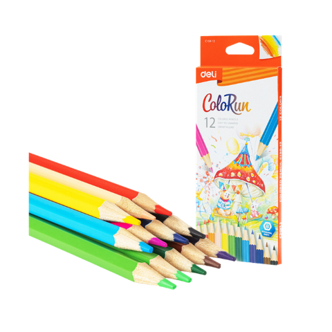 Chì 12 màu Deli C130-12-LA