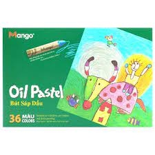 Sáp Mango 36 màu - lục giác (con trâu)-BV