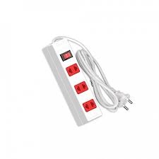Ổ cắm Điện Quang 3 lỗ 5M 5WR 32 ECO màu trắng đỏ-ĐQ