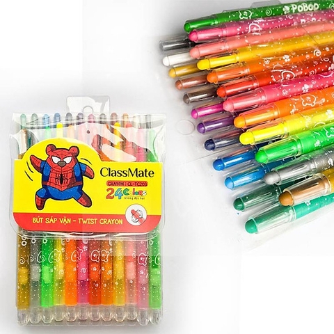 Sáp vặn ClassMate 24 màu CL-TC203-TK