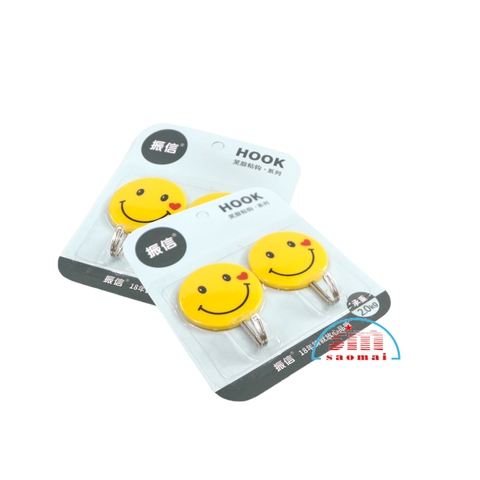 Móc dán tường mặt cười 9807 (2c)-TM