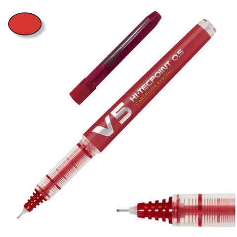Bút nước Pilot Hi-Tecpoint V5 đỏ-BT