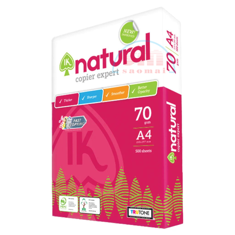 Giấy A4 70gsm IK-Natural-ĐT