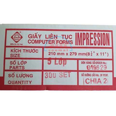 Giấy liên tục 210-5L/2-LS