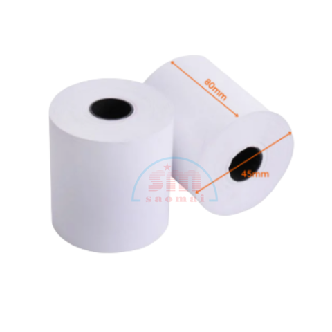 Giấy nhiệt K80x45 màu đen-NNT