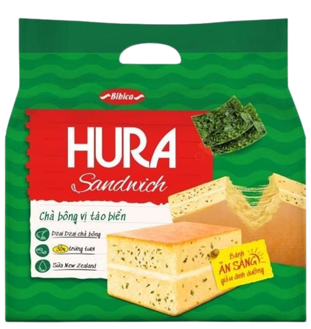 Bánh Hura chà bông vị tảo biển 156g-BBC