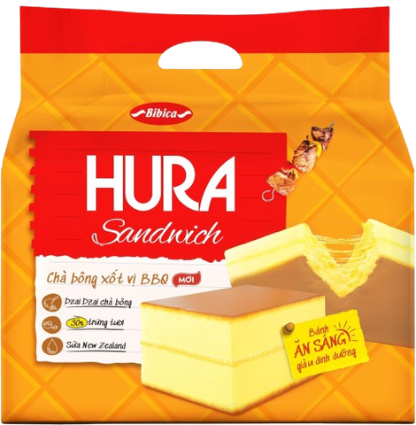 Bánh Hura chà bông xốt vị BBQ(156g)-BBC