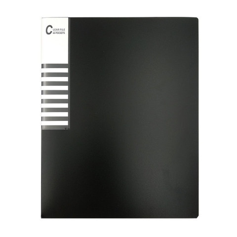 Bìa 20 lá PLUS 82-V054 đen-HV/VT