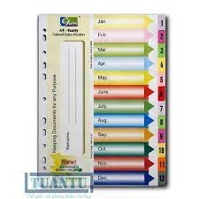 Phân trang giấy 12 số