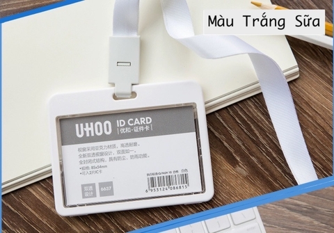 Bảng tên ngang UHOO 6637 Trắng