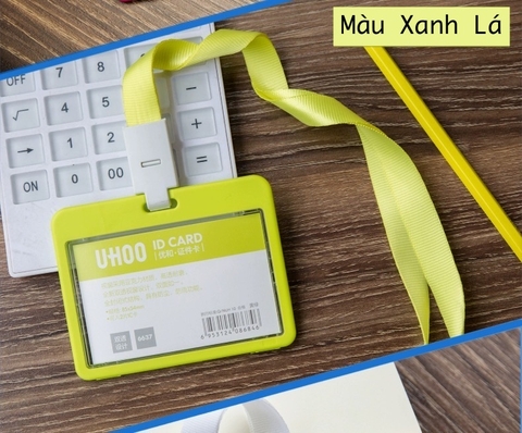 Bảng tên ngang UHOO 6637 Xánh Lá