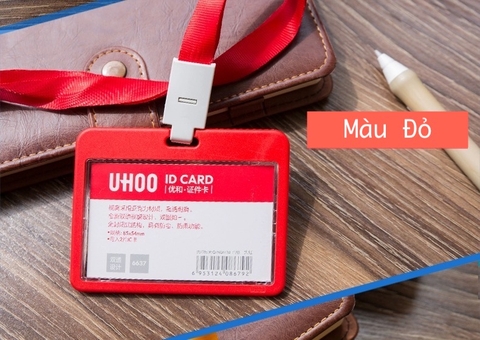 Bảng tên ngang UHOO 6637 Đỏ