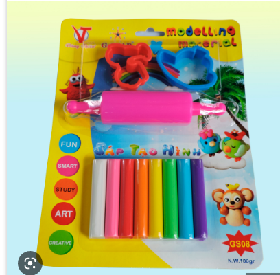 Đất nặn Gstar 8 màu GS-08-ĐH