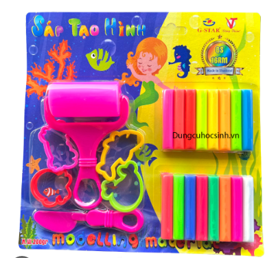 Đất nặn Gstar 16 màu GS-16M-ĐH