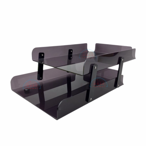 Kệ 2 tầng mica D02 xếp-SM