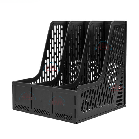 Kệ 3 ngăn Deli 9843 đen-LA