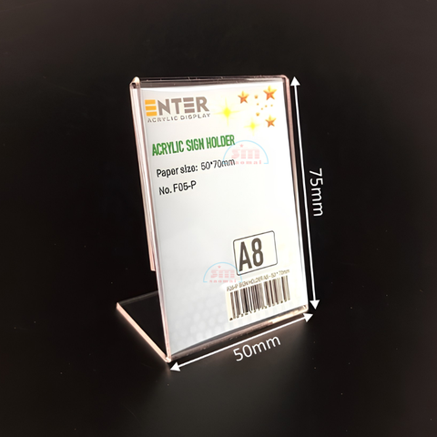 Kệ mica 1m F05 A8 đứng-SM