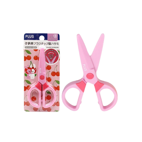 Kéo học sinh Plus lưỡi nhựa 200-V022 hồng-HV