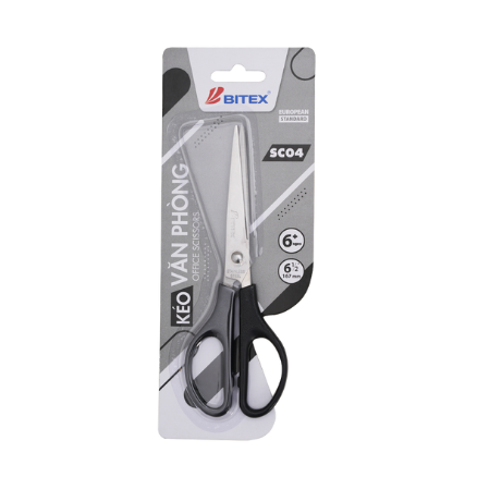 Kéo văn phòng Bitex SC04 đen-BT