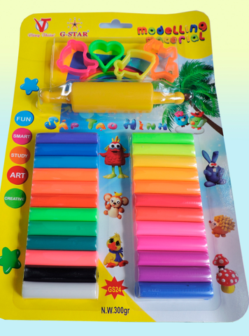 Đất nặn Gstar 24 màu GS-24-ĐH