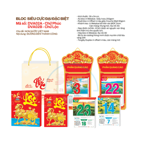 Lịch bloc siêu cực ĐB (38X54) 2027-ĐVA