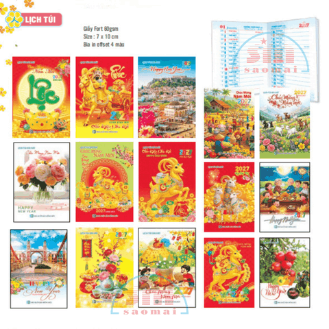 Lịch túi 2027-HT