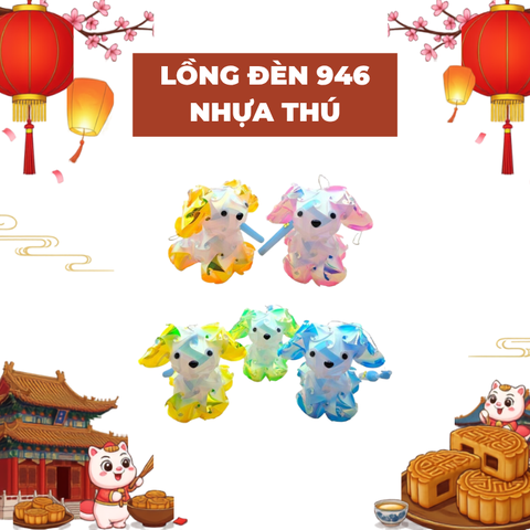 Lồng đèn 946 nhựa thú-TL