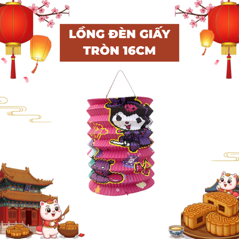 Lồng đèn giấy tròn F16 16cm-TL