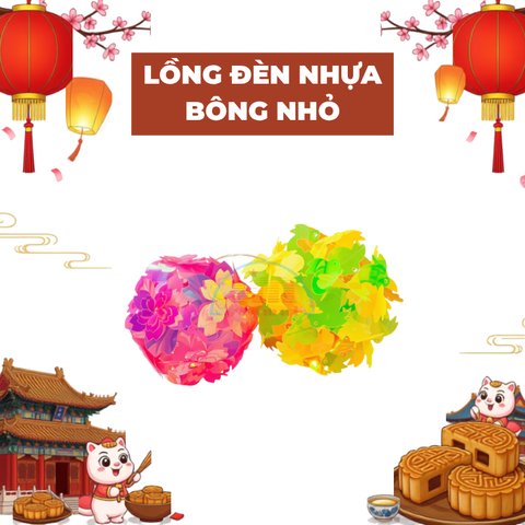 Lồng đèn nhựa Bông nhỏ-TL